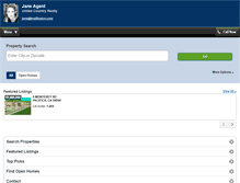 Tablet Screenshot of poweragent.mlslidx.com
